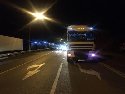 В Михайловском районе пешеход попал под фуру